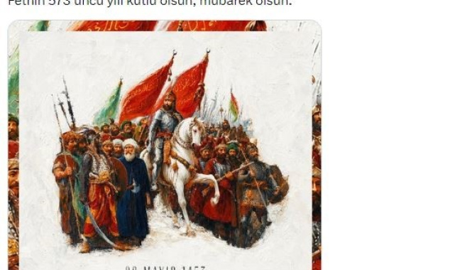 Cumhurbaşkanı Erdoğan: "Fethin 573'üncü yılı kutlu olsun, mübarek olsun"