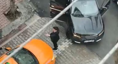 Düğün konvoyundakiler ters yöne girdi ortalık karıştı