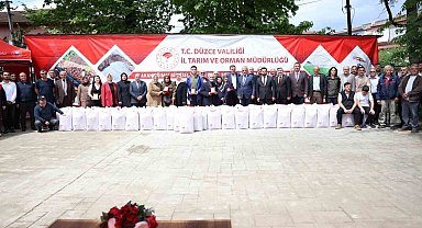 Dünya Çiftçiler Günü'nde üreticilere tohum desteği