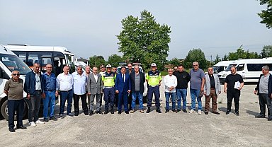 Düzce'de okul servis araçları denetimi sürüyor