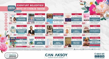Esenyurt Belediyesi Mayıs ayı kültür sanat etkinlikleri başlıyor