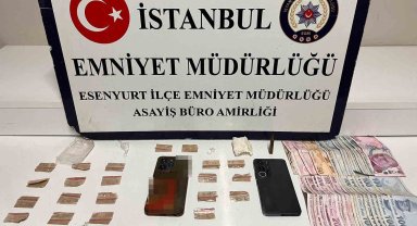 Esenyurt'ta, boş binada uyuşturucu ticareti yapan şahıslar yakalandı