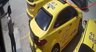 Görme engelli yayanın zor anları kamerada