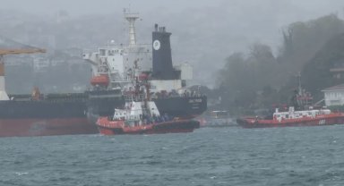 İstanbul Boğazı'nda arıza yapan gemi kurtarıldı