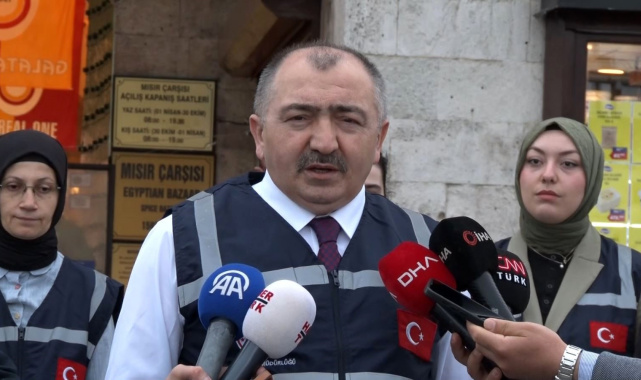 Mısır Çarşısı'nda bayram öncesi denetim