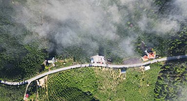 Sisle beraber gelen doğa şöleni kendine hayran bıraktı
