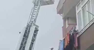 Terasta yangın paniği