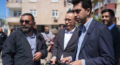Tuzla'da robotlu çim biçme dönemi başladı