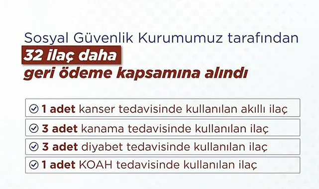 32 İlaç İçin Kritik Karar! SGK Geri Ödeme Listesi Yeniden Genişledi