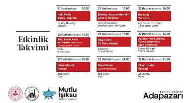 ADAPAZARI'NDA 105. YIL COŞKUSU! KURTULUŞ ETKİNLİKLERİ İKİ GÜN SÜRECEK