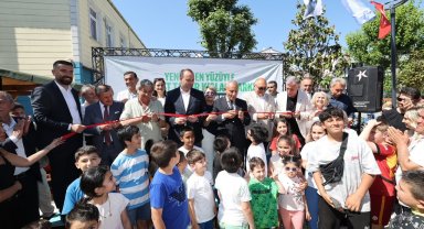 Ahmet Taner Kışlalı Parkı yenilenen yüzüyle hizmete açıldı