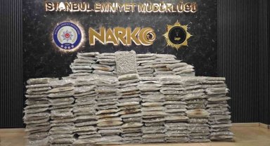 Arnavutköy'de uyuşturucu operasyonu: 398 kilo skunk ele geçirildi