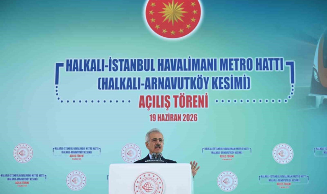 Bakan Uraloğlu: "Bakanlığımızca İstanbul'a kazandırılan toplam raylı sistem hattı uzunluğu 180 kilometreye ulaştı"
