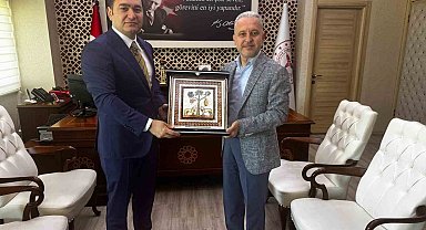 Başsavcı Emre'den Dr. Yılmaz'a veda ziyareti
