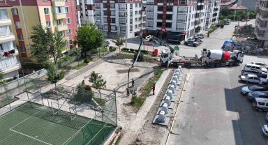 Bolu'da çocukların oyun alanları yenileniyor