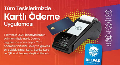 Büyükşehir'den yeni karar! BELPAŞ tesislerinde nakit para dönemi bitiyor