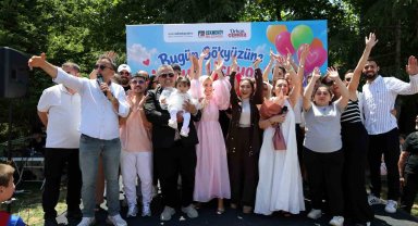 Çekmeköy'de Cemre Alya'ya tedavi yolculuğu öncesi anlamlı uğurlama
