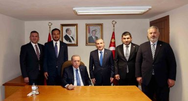Cumhurbaşkanı Erdoğan Başkan Ali Tombaş'ı kabul etti