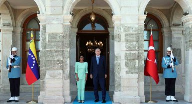 Cumhurbaşkanı Erdoğan, Venezuela Cumhurbaşkanı Vekili Rodriuez ile görüştü