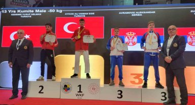 Darıcalı karateciler Balkan Şampiyonası'ndan madalyalarla döndü