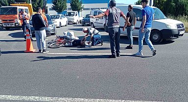 Düzce'de otomobilin çarptığı yaşlı adam yaralandı