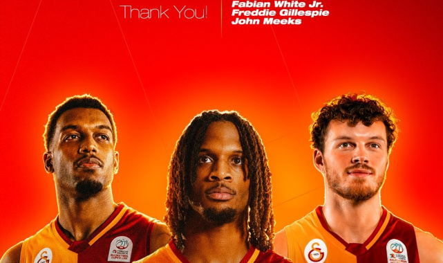 Galatasaray Erkek Basketbol Takımı'nda 3 oyuncuyla yollar ayrıldı