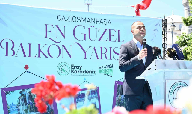 Gaziosmanpaşa'nın en güzel balkonları ödüllendirildi