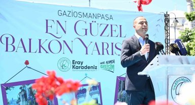 Gaziosmanpaşa'nın en güzel balkonları ödüllendirildi