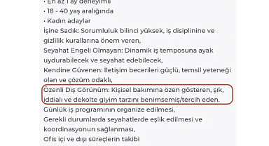 İş ilanında şoke eden şart!