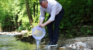 Kocaeli sularına 50 bin kırmızı benekli alabalık dopingi