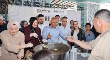 Körfez'de 4 bin kişilik aşure ikramı