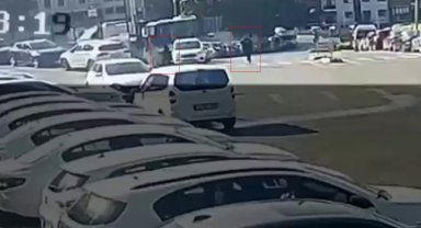 Otokoç'a yönelik silahlı saldırı anı kameraya yansıdı