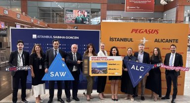 Sabiha Gökçen'in İspanya ağı Alicante ile genişliyor