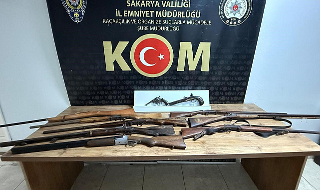 Sakarya'da silah kaçakçılığı operasyonu: 1 gözaltı