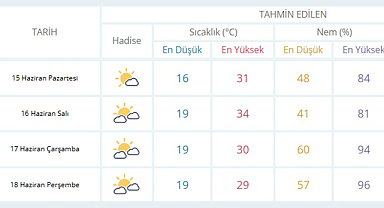 Serin hava gidiyor, Sakarya kavrulacak! Sıcaklıklar 34 dereceye çıkıyor