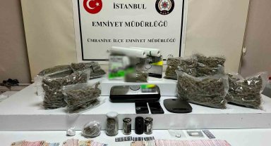Ümraniye'de "zula evi" operasyonu: 4 kilo uyuşturucu madde ele geçirildi