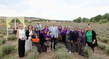 8'inci Lavanta Hasat Şenliği renkli görüntülere sahne oldu