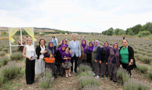 8'inci Lavanta Hasat Şenliği renkli görüntülere sahne oldu