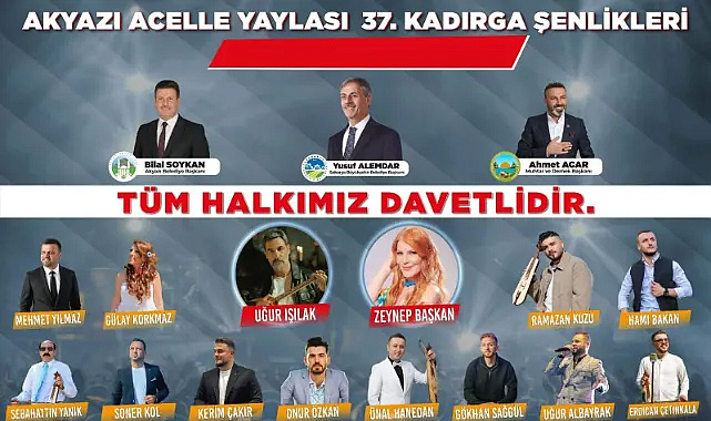 Acelle Yaylası şenlikleri ertelendi! Yeni tarihler açıklandı