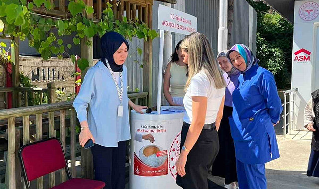 Akçakoca'da vatandaşların hareket yaşı ölçüldü