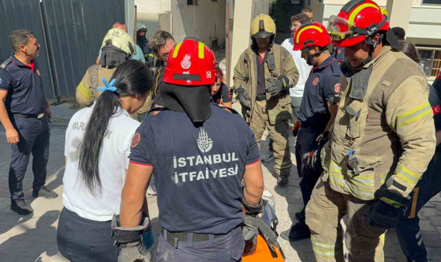 Avcılar'da kentsel dönüşüm kazası: 1 işçi yaralandı