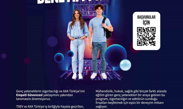 AXA Türkiye ve TSEV'in "Tam da Sigortacı Olma Zamanı" deneyim programı başvuruları başladı