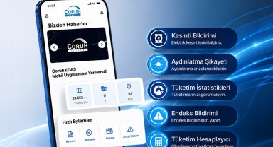 Çoruh EDAŞ mobil uygulamasını yeniledi