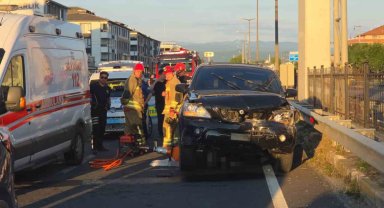 Düzce'de zincirleme kaza: 1 ölü, 1 yaralı