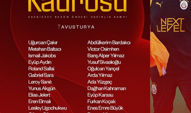Galatasaray, Avusturya'ya gitti