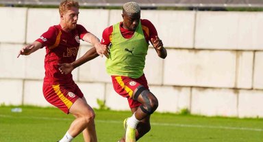 Galatasaray, günü çift antrenmanla tamamladı