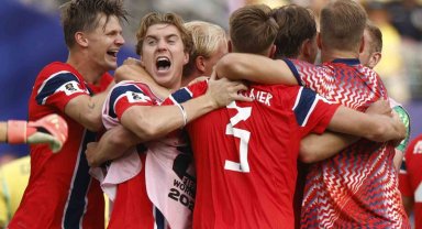 Haaland Brezilya'yı yıktı, Norveç çeyrek finalde