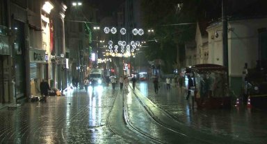 İstanbul Avrupa Yakası'nda beklenen yağış başladı