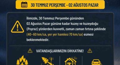İstanbul Valiliği'nden kuvvetli rüzgar uyarısı: Poyraz 70 kilometre hıza ulaşacak