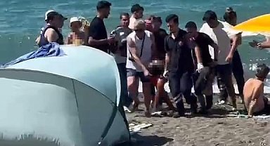 Karadeniz'de boğulmak üzereyken kurtarıldı